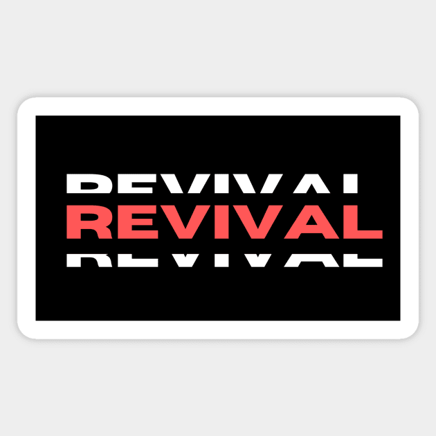 Revival | Christian Saying Sticker by All Things Gospel